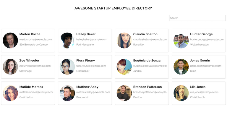 Screenshot of Project